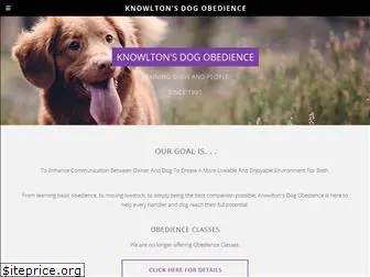 knowltonsdogobedience.com