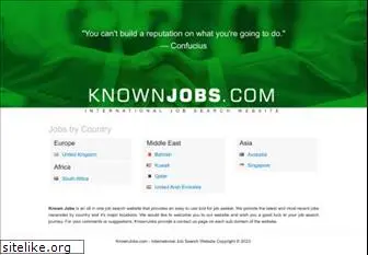 knownjobs.com