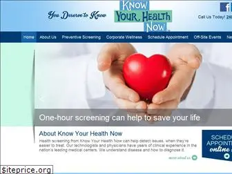 knowyourhealthnow.com