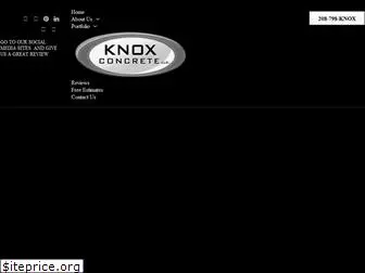 knoxconcrete.net