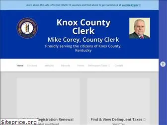 knoxcountyclerkky.com