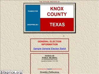 knoxcountytexas.org