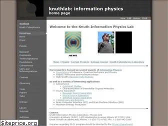 knuthlab.rit.albany.edu