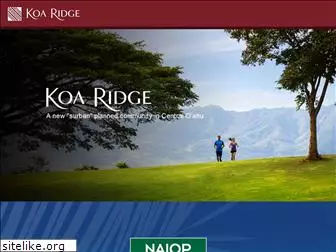 koaridge.com