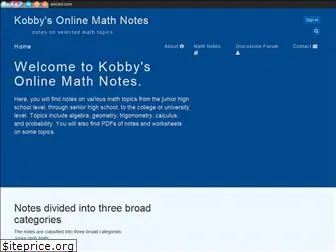 kobbysnotes.wikidot.com