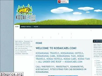kodaicabs.com