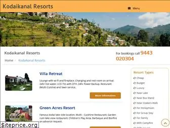 kodaikanalresorts.co.in