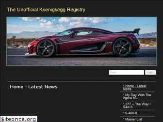 koenigsegg-registry.net