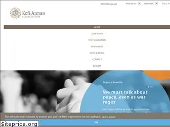 kofiannanfoundation.org