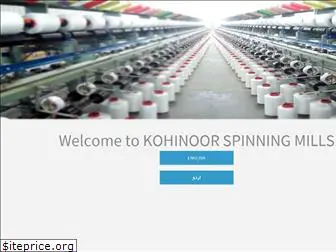 kohinoorspinningmills.com