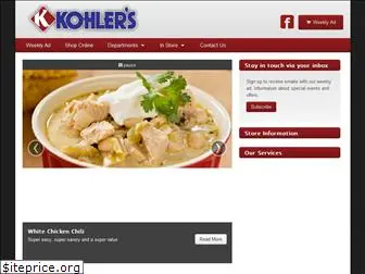 kohlersfoodstore.com