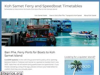 kohsametferries.com