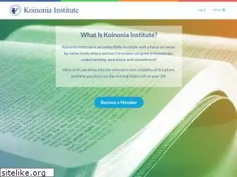 koinoniainstitute.org