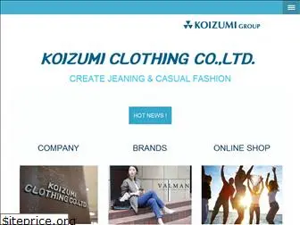 koizumiclothing.com