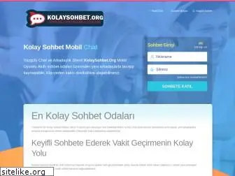 kolaysohbet.org