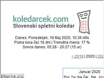 koledarcek.com