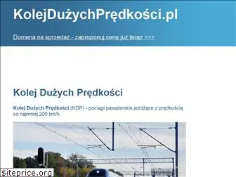 kolejduzychpredkosci.pl