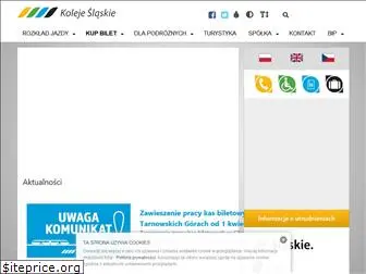 kolejeslaskie.com