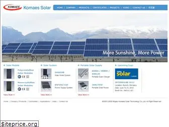 komaes-solar.com