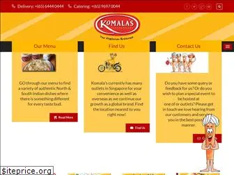 komalasrestaurants.com