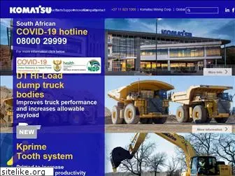 komatsu.co.za