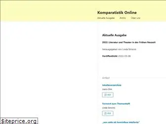 komparatistik-online.de