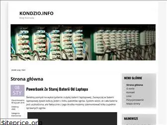 kondzio.info