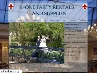 konepartyrentals.com