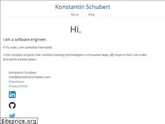 konstantinschubert.com