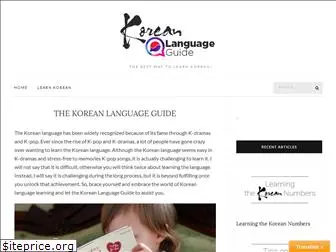 koreanlanguageguide.com