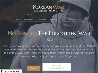 koreanwarvetsmemorial.org