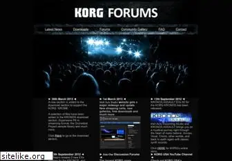 korgforums.com