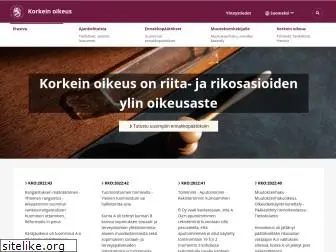 korkeinoikeus.fi