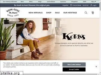 korksfootwear.com