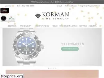 kormanfinejewelry.com