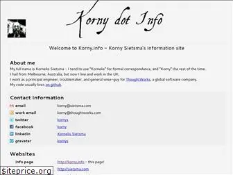 korny.info