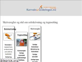 korrekturavdelingen.no