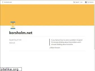 korsholm.net