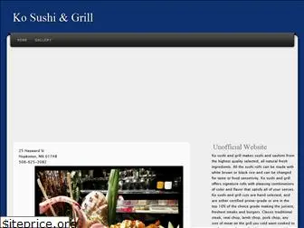 kosushiandgrill.com