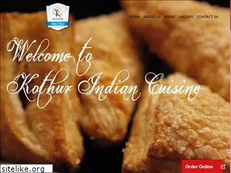 kothurindiancuisine.com