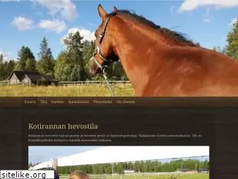 kotirannanhevostila.fi
