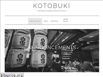 kotobukirestaurants.com