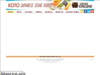 kotojapanesesteakhousein.com