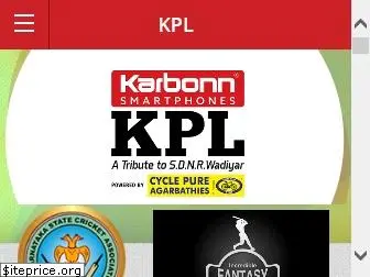 www.kpl.cricket