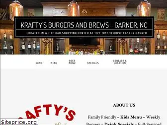 kraftysburgersandbrews.com