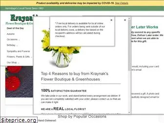 kraynaksflowers.com