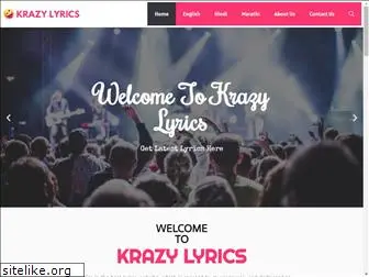 krazylyrics.in