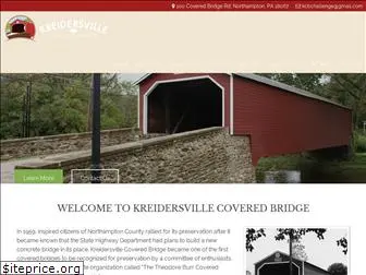 kreidersvillecoveredbridge.org