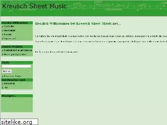 kreusch-sheet-music.net