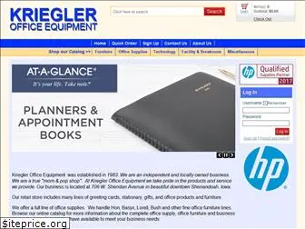 krieglerofficeequipment.com